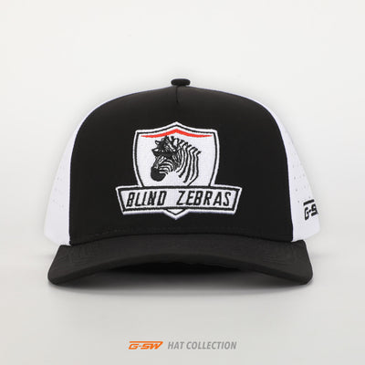 Blind Zebras Embroidered Custom Perforated Cap