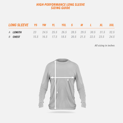 High-Performance Long Sleeve Sizing Guide